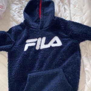 Fila furry hoodie